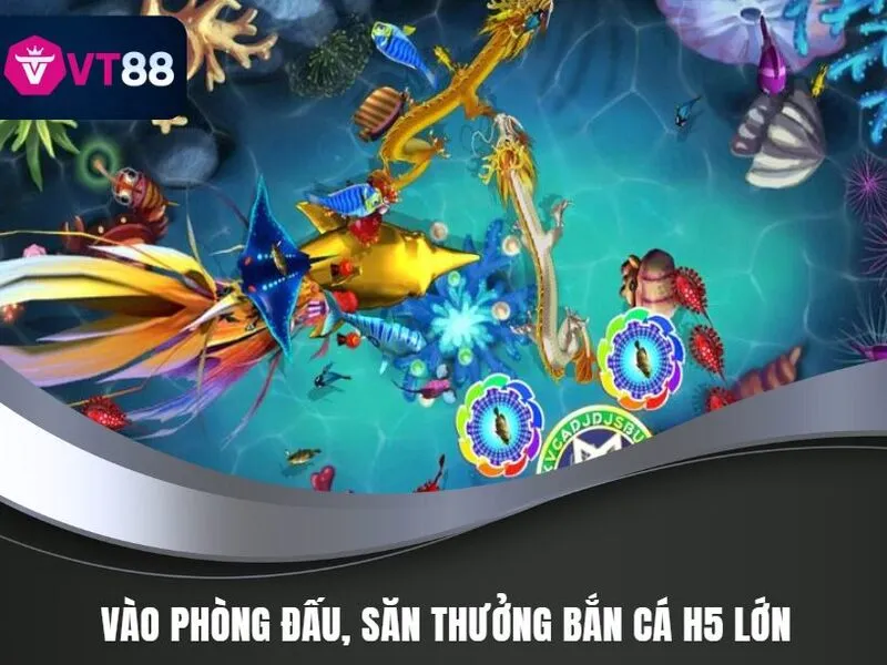 Bắn Cá H5 Trải Nghiệm Đỉnh Cao Giải Trí Tại VT88 Năm 2025 2 Vào phòng đấu, săn thưởng bắn cá H5 lớn