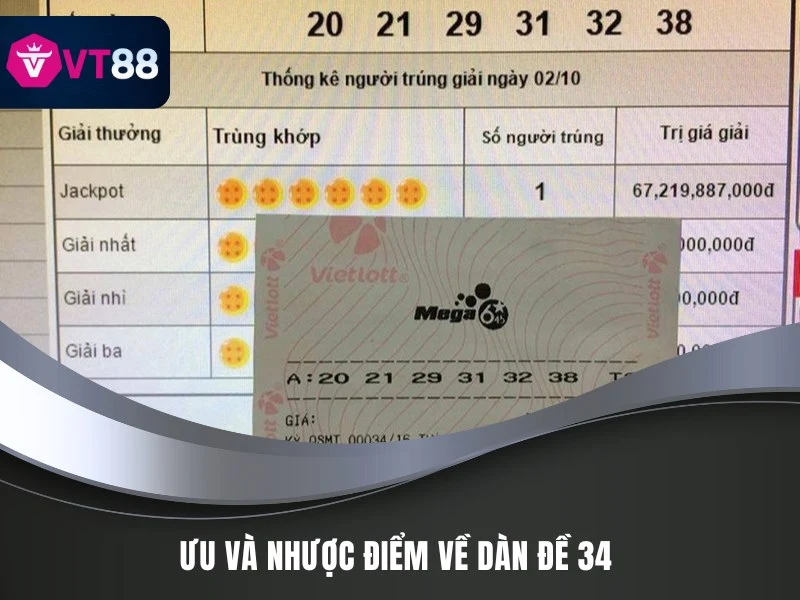Ưu và nhược điểm về dàn đề 34 số 