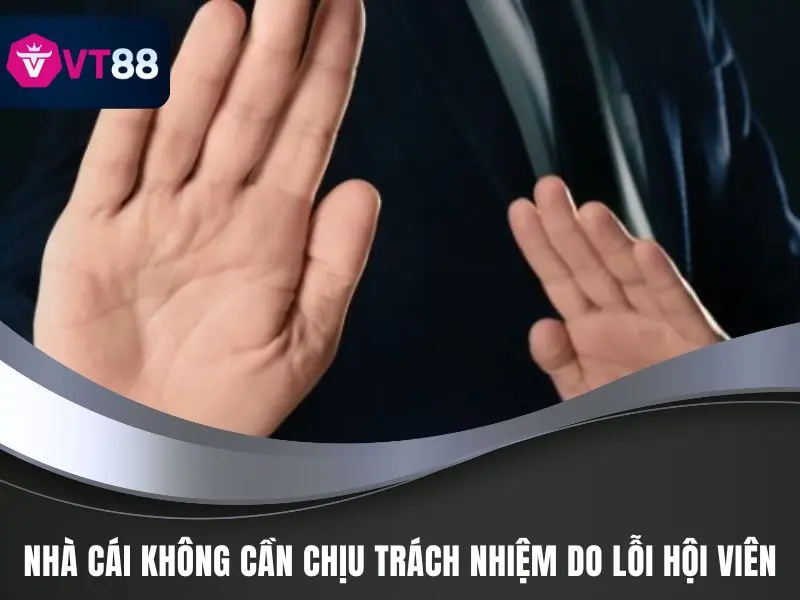 Miễn Trách Nhiệm VT88 Là Gì Và Vai Trò Với Sự Vận Hành 3 Nhà cái không cần chịu trách nhiệm do lỗi từ hội viên