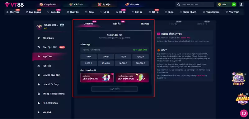 Phương thức Codepay